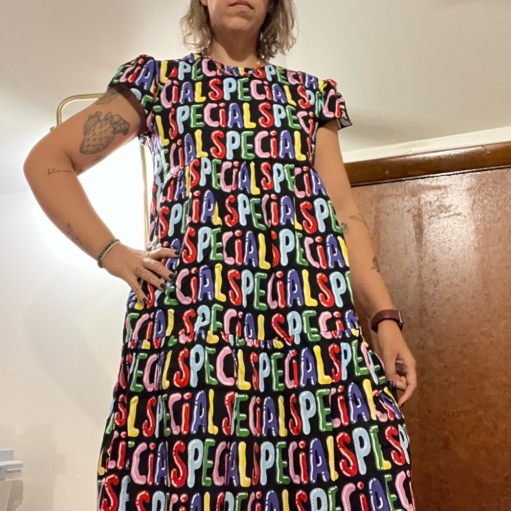 Nooworks Special Print Frida Midi Dress - Multicolor - Picture 3 of 5